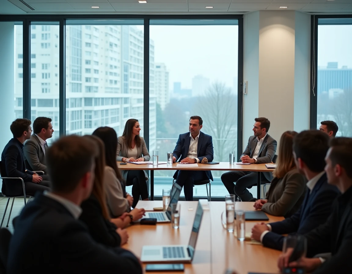 Conférence et table ronde d'entrepreneurs lors d'un événement professionnel gratuit lesentreprisesfrenchy en France