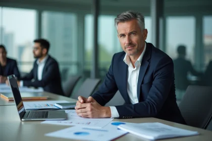 Représentant du CSE Altran lors d'une réunion de consultation sur une restructuration d'entreprise