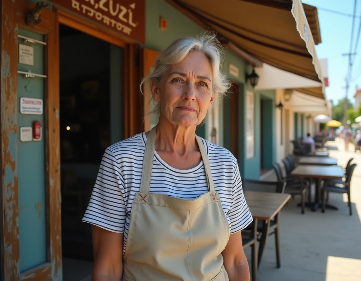 Propriétaire d'un petit bistrot côtier face aux défis économiques liés au développement du projet Coastline West