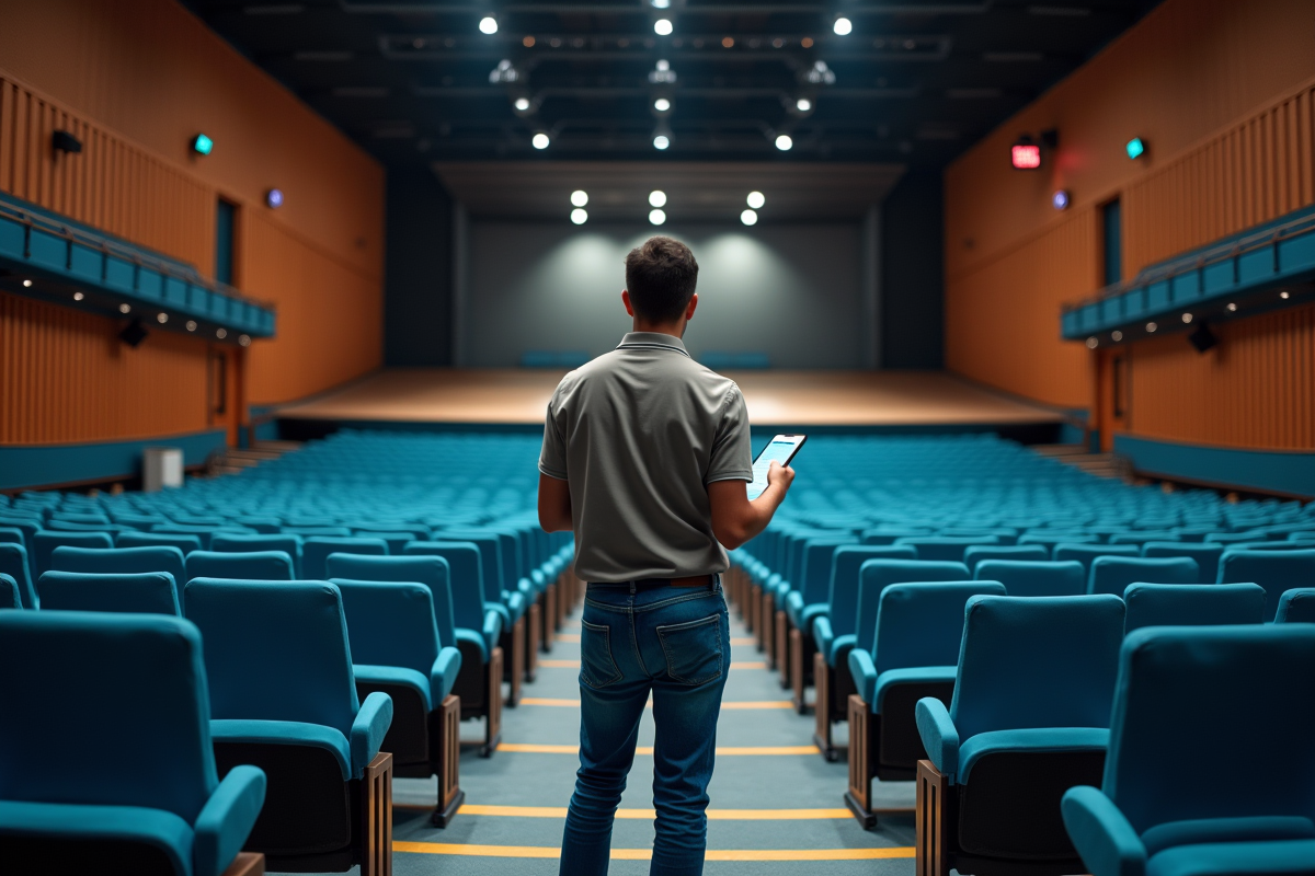 Jeune technicien contrôlant l
